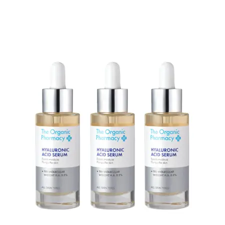 THE ORGANIC PHARMACY Hyaluronic Acid Serum / Hyaluronic Serum Set 30 ml + 30 ml + 30 ml