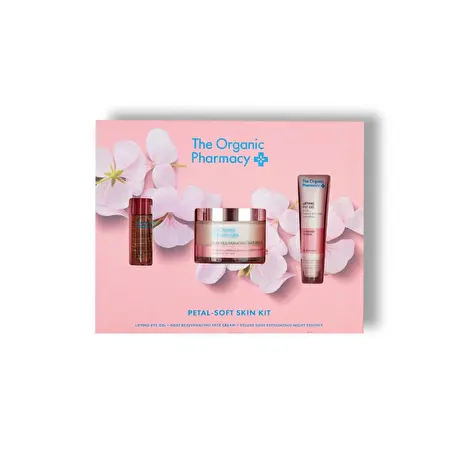 THE ORGANIC PHARMACY Набор Petal Soft Skin / Праздничный набор 10 мл + 15 мл