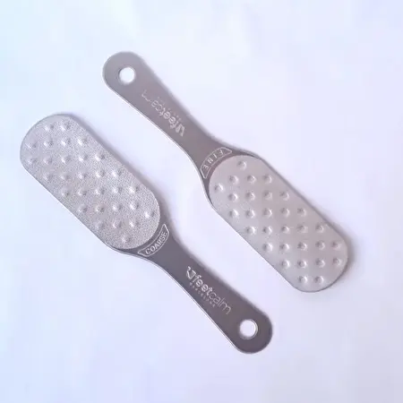 FEETCALM COSMETICS Stainless steel professional file / Nerūdijančio plieno, dvipusė dildė pėdoms 