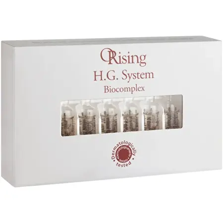 ORISING H.G. System biocomplex / Fito-esencinis losjonas plaukams nuo slinkimo 7 ml, 1 ampulė