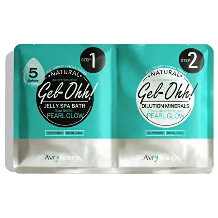 GEL-OHH Jelly SPA pedi bath pearl glow / Gelinis SPA pėdoms su perlais
