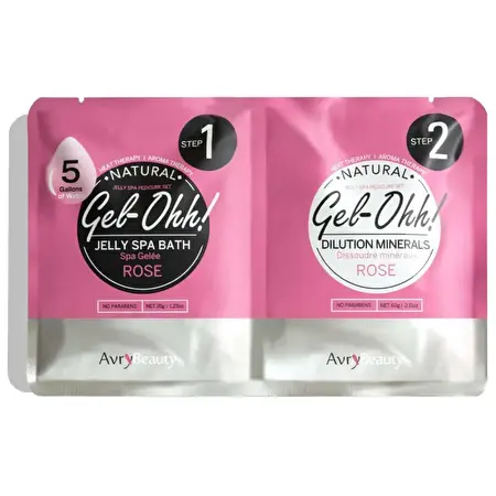 GEL-OHH Jelly SPA pedi bath rose / Gelinis SPA pėdoms su rožėmis