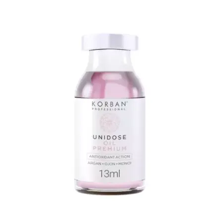 Korban Unidose Oil Premium greito poveikio plaukų atstatymo procedūra, 13 ml.