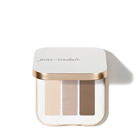 Jane Iredale PurePressed – Trijų spalvų akių šešėlių paletė Driftwood 2,8 g