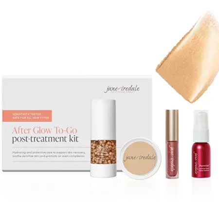 JANE IREDALE After glow / Priežiūros po procedūros rinkinys After Glow Medium To Dark 5