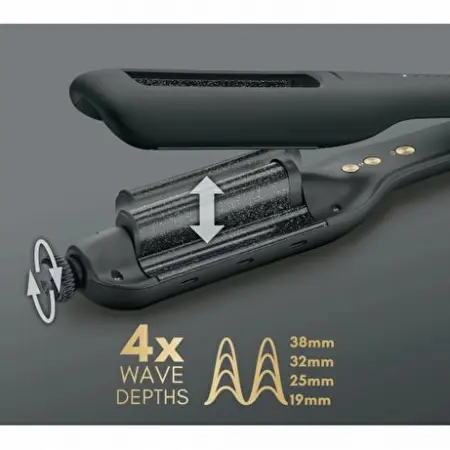 DIVA PRO STYLING Precious Metals Gold Dust Щипцы для укладки волос 1 шт.
