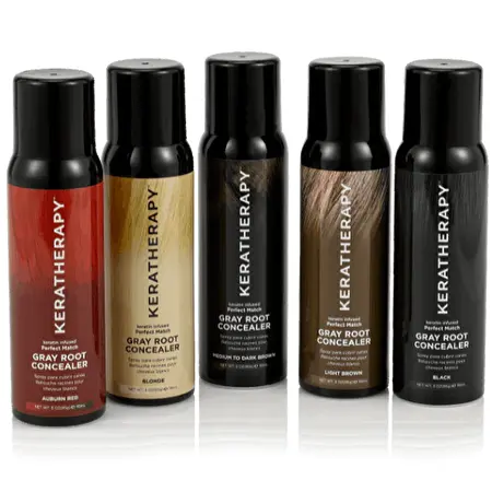 KERATHERAPY Perfect Match Gray Root Concealer / Spray 118 ml Dark Brown