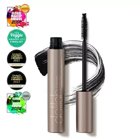 Delilah Intense Day-to-Night Buildable Volumising and Defining Mascara ilginantis ir tankinantis blakstienų tušas Black, 10.5ml (be pakuotės)