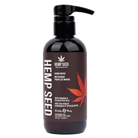 Hemp Seed Hand Wash with Orange & Eucaliptus Oils Skystas muilas, 355ml