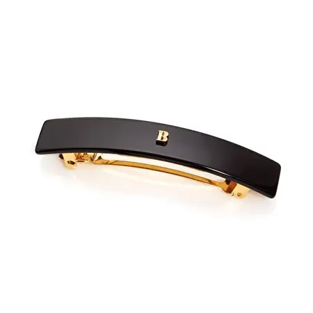 BALMAIN HAIR Barrette Medium Black — Plaukų segtukas