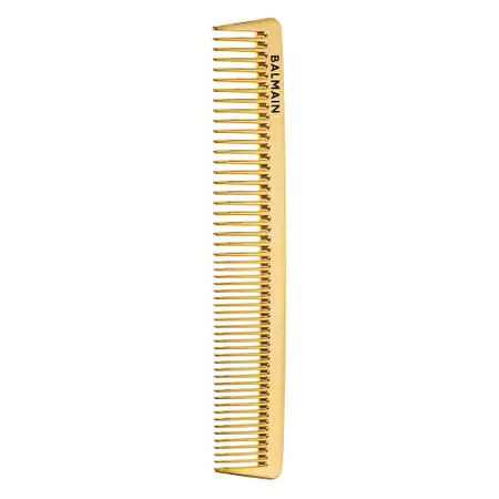 BALMAIN HAIR Golden Cutting Comb — Riboto leidimo auksinės šukos