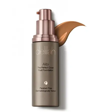 Delilah Alibi The Perfect Cover Makiažo pagrindas Tawny 8887, 30ml (be pakuotės)