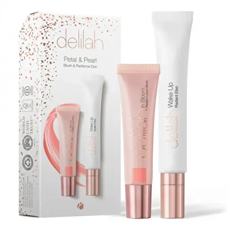 Delilah Petal & Pearl Blush & Radiance Duo Veido priežiūros rinkinys, Rinkinys