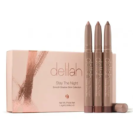 Delilah Stay The Night Smooth Shadow Stick Collection Pieštukinių akių šešėlių rinkinys, Rinkinys