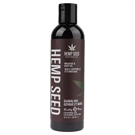 Hemp Seed Guavalava Massage Oil Masažinis kūno aliejus, 237ml