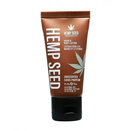 Hemp Seed Hand & Body Lotion Unscented Bekvapis rankų ir kūno losjonas, 30ml