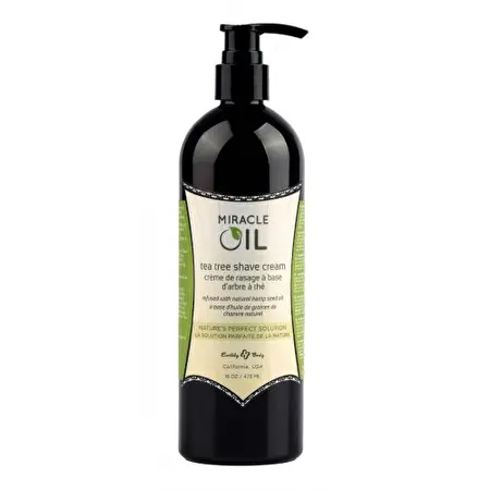 Hemp Seed Miracle Oil Tea Tree Shave Cream Skutimosi kremas, 473ml
