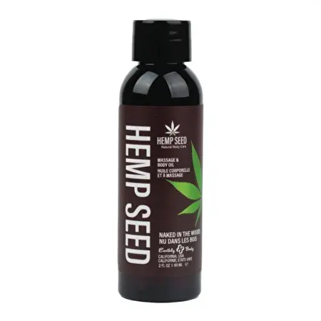 Hemp Seed Naked in the Woods Massage Oil Masažinis kūno aliejus, 60ml