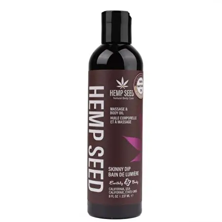 Hemp Seed Skinny Dip Massage Oil Masažinis kūno aliejus, 237ml