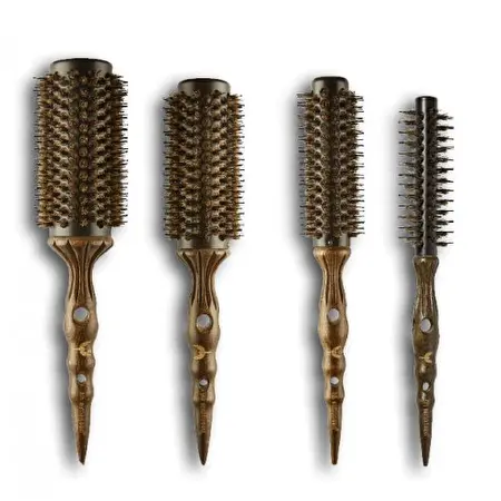 HH Simonsen Turn Brush Drying Brush Plaukų šepetys su šerno šereliais, M