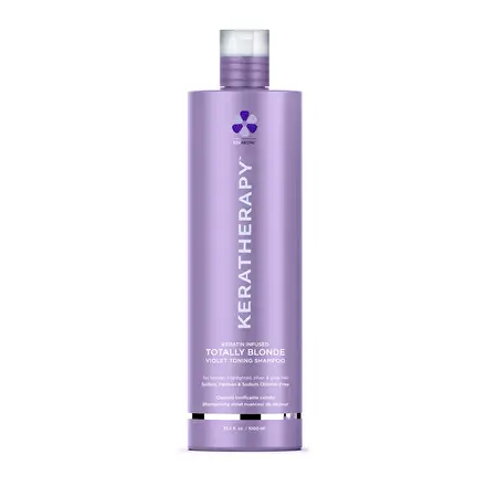 Keratherapy Keratin Infused Totally Blonde Violet Toning Shampoo, 1000ml