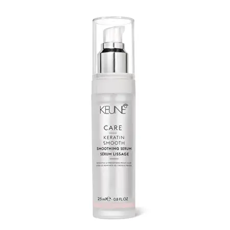 KEUNE KERATIN SMOOTH serumas su keratinu sausiems, nepaklusniems plaukams, 25 ml