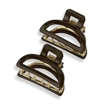 LAETI Hair Clip Louise Plaukų segtukai Chocolate, 2vnt.