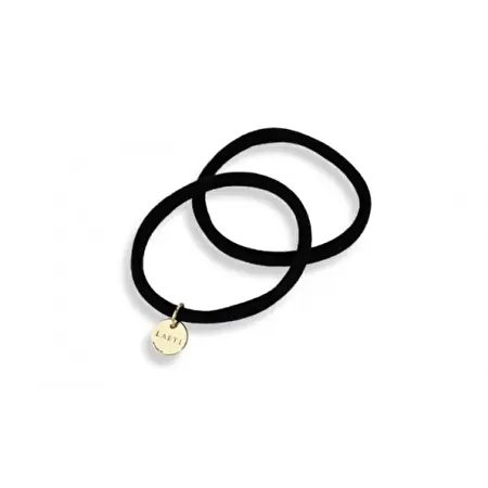 LAETI Hair Elastic Amelie Plaukų gumytės Black, 2vnt.