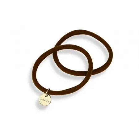 LAETI Hair Elastic Amelie Plaukų gumytės Brown, 2vnt.