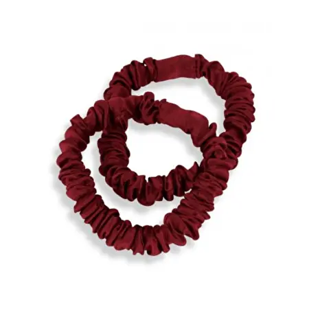 LAETI Silk Elastics Lili Plaukų gumytė Burgundy, 2vnt.