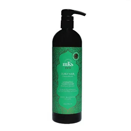 MKS eco Curly Hair Hydrating Conditioner Soft Blossom Scent Drėkinantis garbanotų plaukų kondicionierius, 739ml