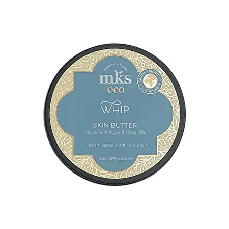MKS eco Whip Skin Butter With Argan & Hemp Oil Kūno sviestas Light Breeze Scent, 227g