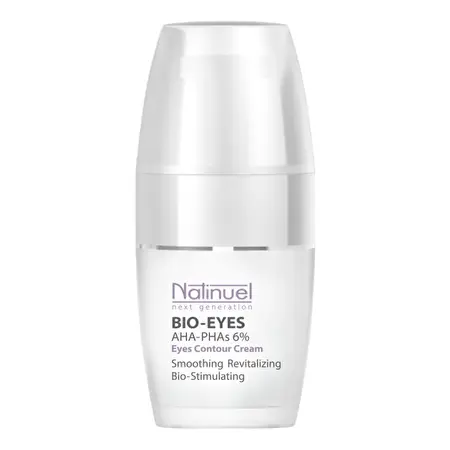 NATINUEL BIO-NEW EYES AHA - PHAs 6% Lyginamasis paakių odos kremas, 30ml