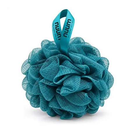 Nuum Cosmetics Mesh Bath Sponge Aqua Green