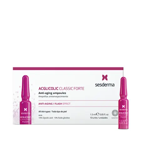 SESDERMA ACGLICOLIC CLASSIC FORTE ampulės, 10x1,5ml