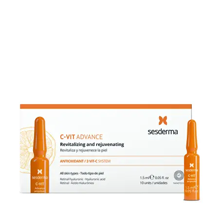 SESDERMA C-VIT Advance ampulės, 10×1,5ml