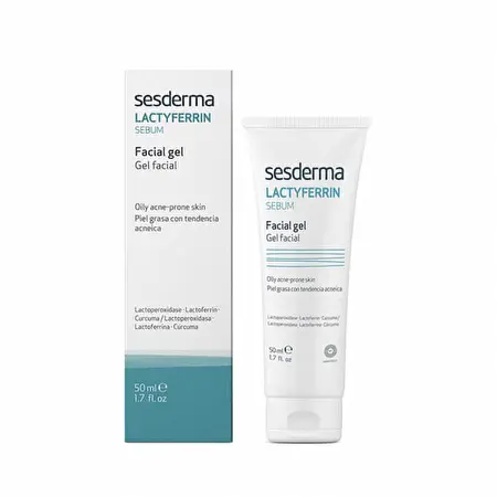 SESDERMA LACTYFERRIN SEBUM veido gelis, 50 ml