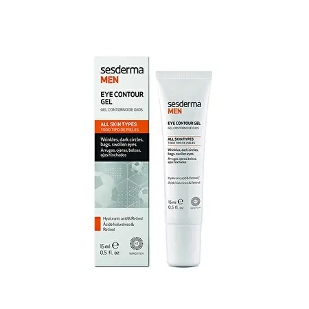 SESDERMA MEN akių kontūro gelis vyrams, 15 ml