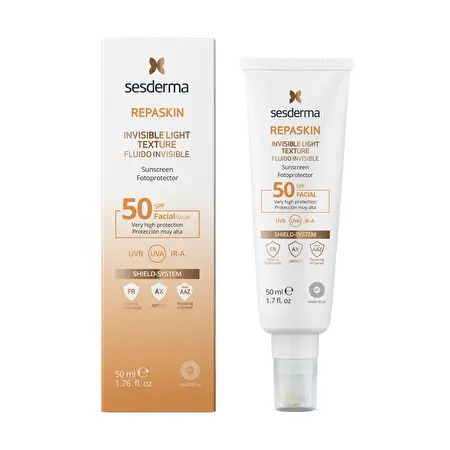 SESDERMA REPASKIN INVISIBLE apsauginė priemonė nuo saulės SPF50, 50 ml