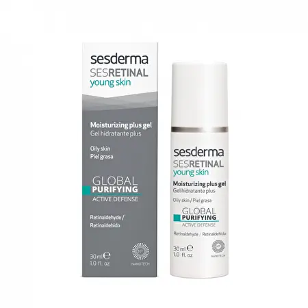 SESDERMA SESRETINAL  PLUS gelis į aknę linkusiai odai, 30 ml