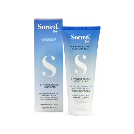 Sorted Skin Intensive Rescue Moisturiser – Intensyvaus poveikio kūno kremas jautriai odai