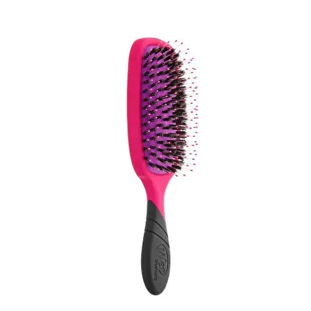 WetBrush Shine Enhancer plaukų šepetys su natūraliais šereliais Pink