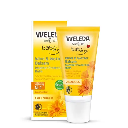 WELEDA Apsauginis kremas nuo vėjo ir šalčio su medetkomis CALENDULA BABY, 30ml