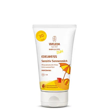 WELEDA Edelweiss losjonas nuo saulės SPF30, 150ml