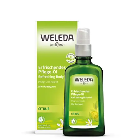 WELEDA Gaivinamasis aliejus kūnui su citrusais, 100ml