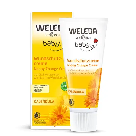 WELEDA Kremas nuo iššutimų su cinku ir medetkomis CALENDULA BABY, 75ml