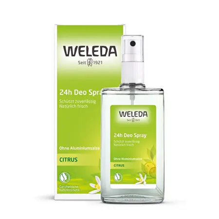 WELEDA Purškiamasis dezodorantas su citrusiniais vaisiais, 100ml