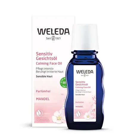 WELEDA Raminamasis veido aliejus su migdolais, 50ml