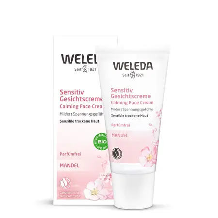 WELEDA Raminamasis veido kremas su migdolais, 30ml