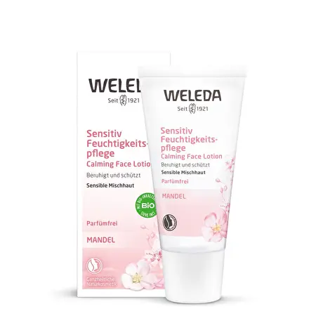 WELEDA Raminamoji veido emulsija su migdolais, 30ml